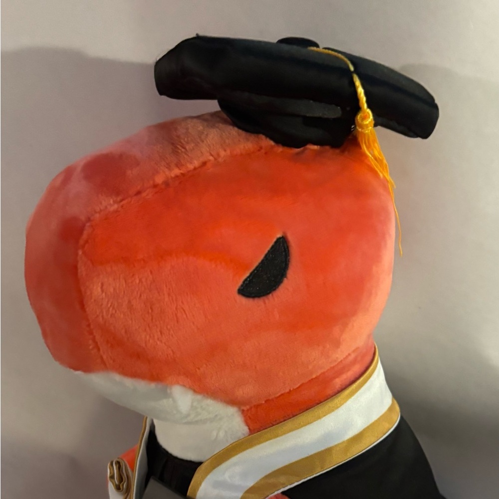 NWT Bellzi Graduation Rexxi Plush Tyrannosaurus rex Plush NEW Pink/Red Dinosaur